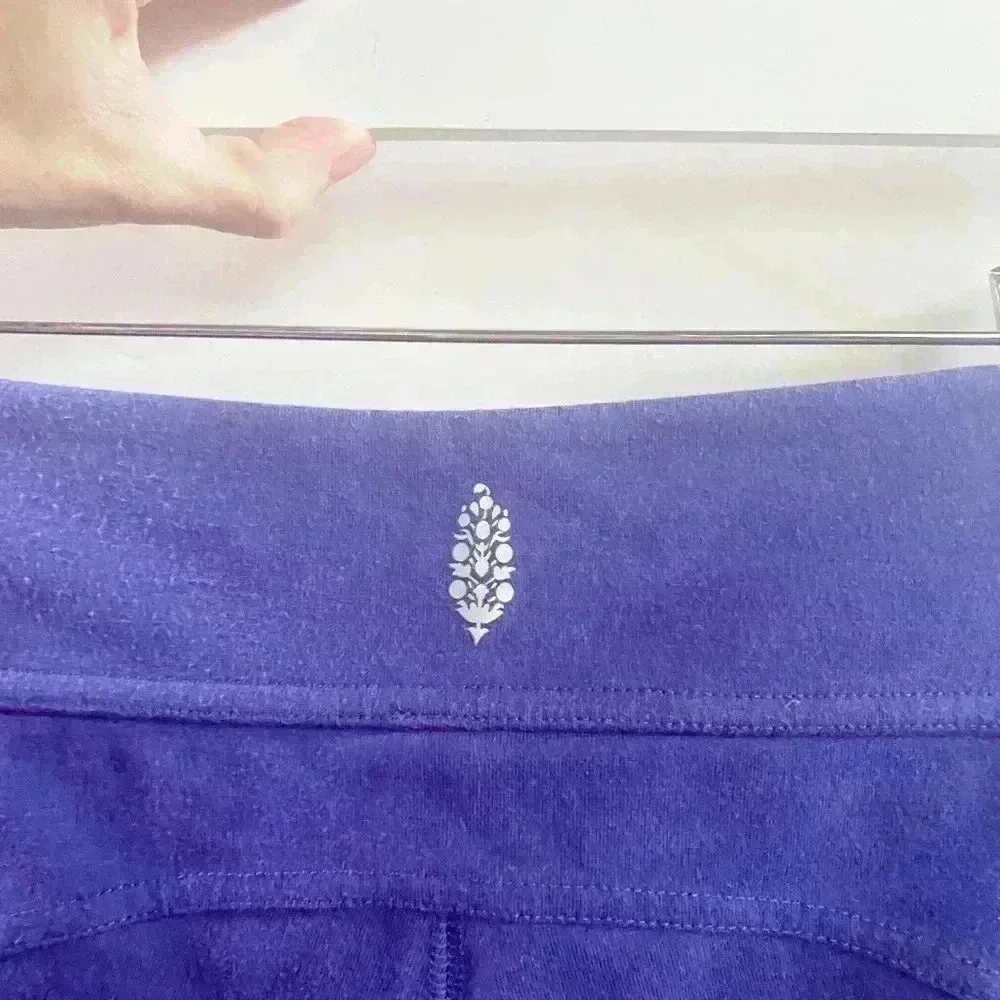 Free‎ people purple flared cropped leggings